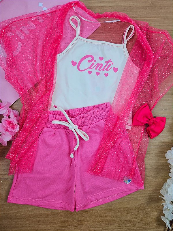 Trio Regata com Short e Kimono Cinti