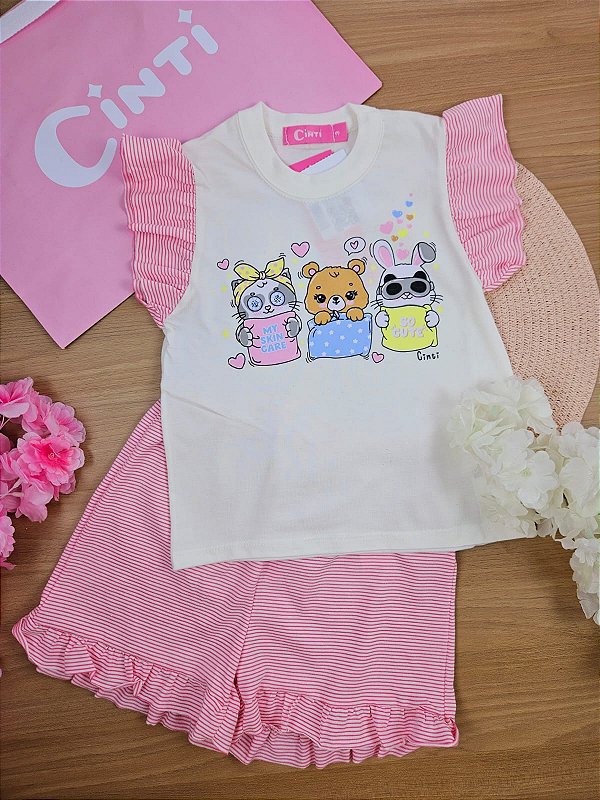 Pijama Bichinhos Fofos Cinti