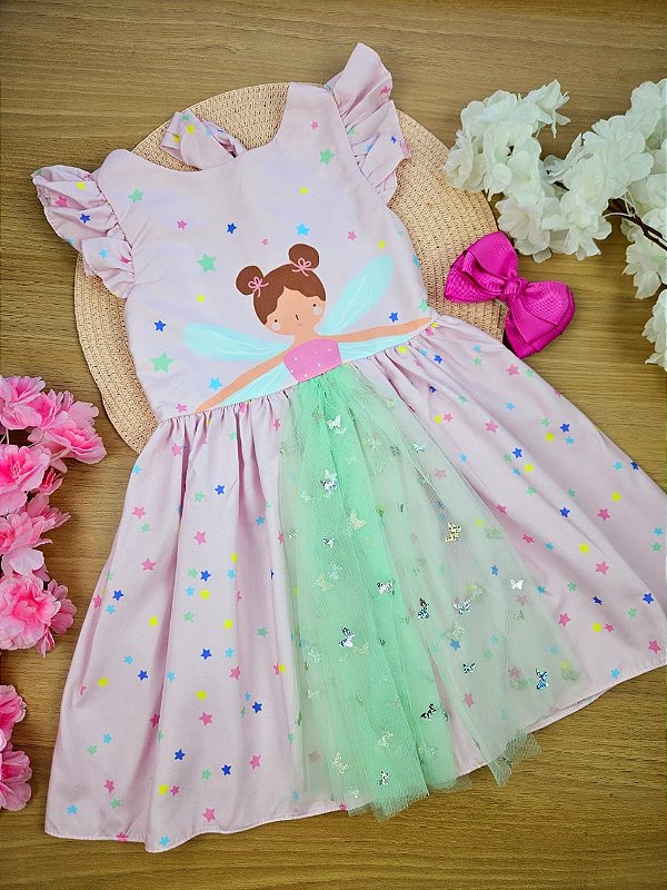 Vestido Fadinha Mon Sucré