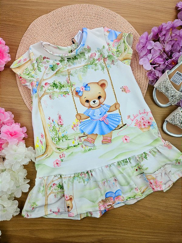 Vestido em Molecotton Kukiê