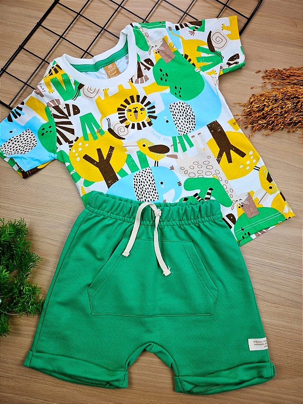 Conjunto Camiseta e Short Up Baby