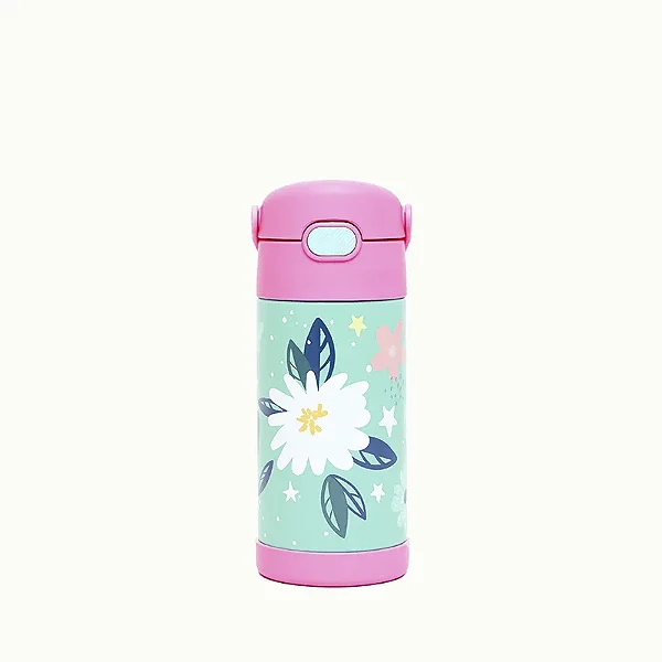Garrafa Térmica Infantil Thermos Funtainer F410 Jardim Das Flores 355ml