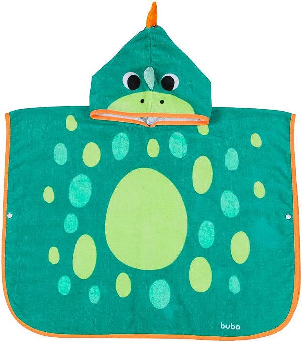 Toalha Poncho Buba Zoo Dino