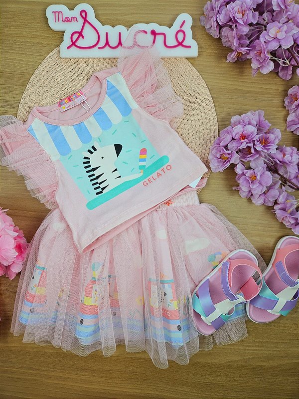 Conjunto Mon Sucré Zebrinha
