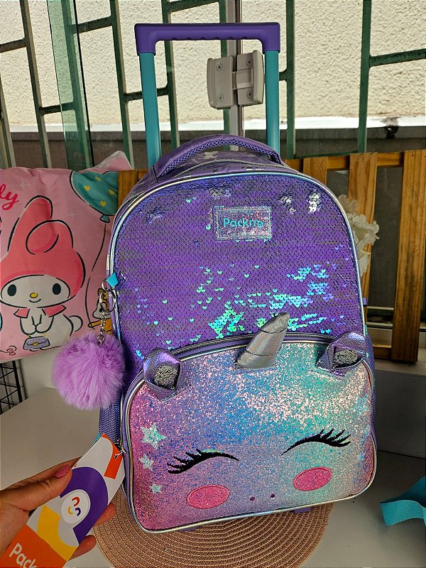 Mochila de Rodinhas Unicórnio