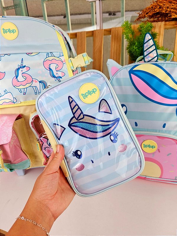 Estojo organizador unicórnio tip top