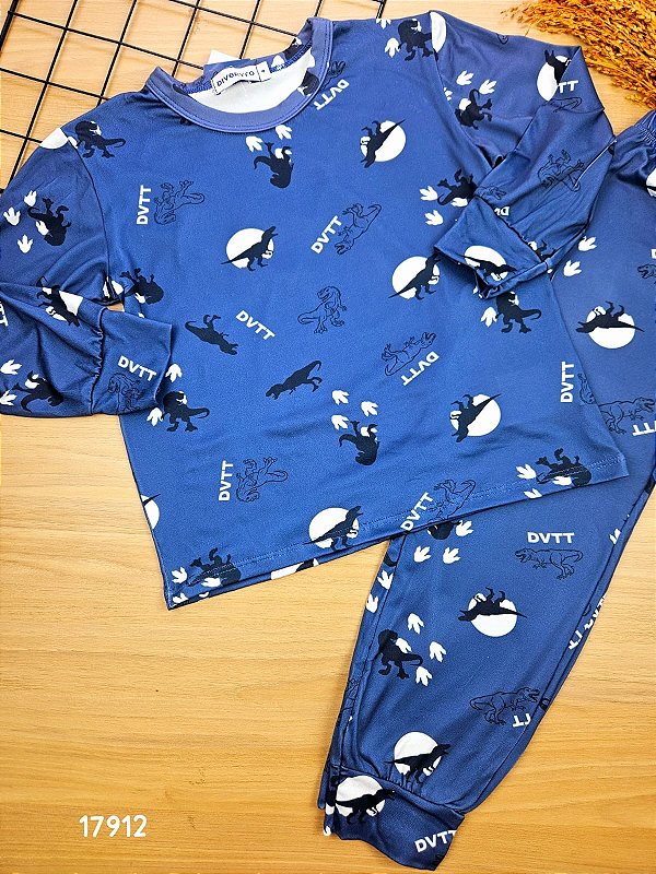 Conjuto Pijama em Malha Suede Divertto