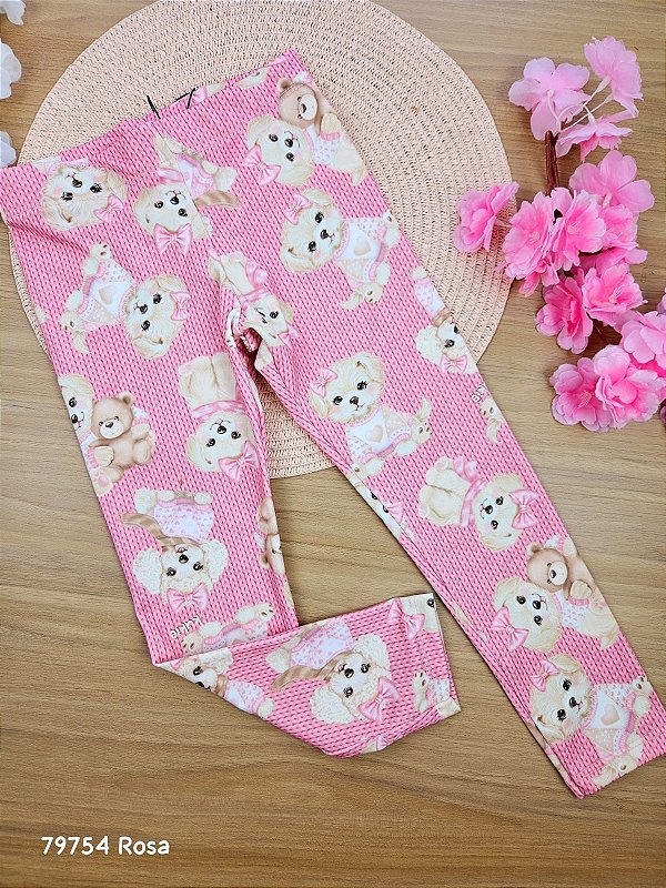 Legging em Termoskin Térmica Cachorrinhas Kukiê