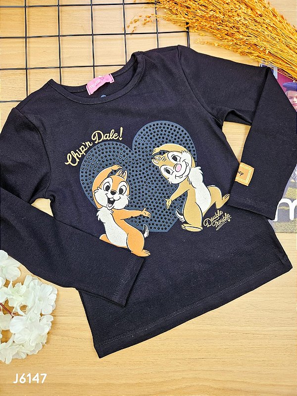 Blusa Manga Longa Tico & Teco Momi