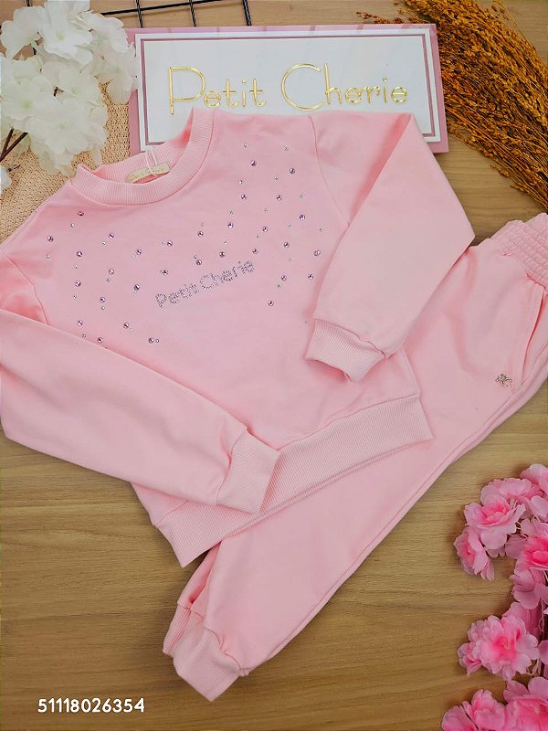 Conjunto em Molecotton Princess Petit Cherie