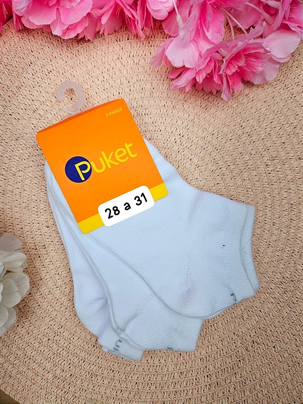 Pack com 3 Pares 28 a 33 Puket
