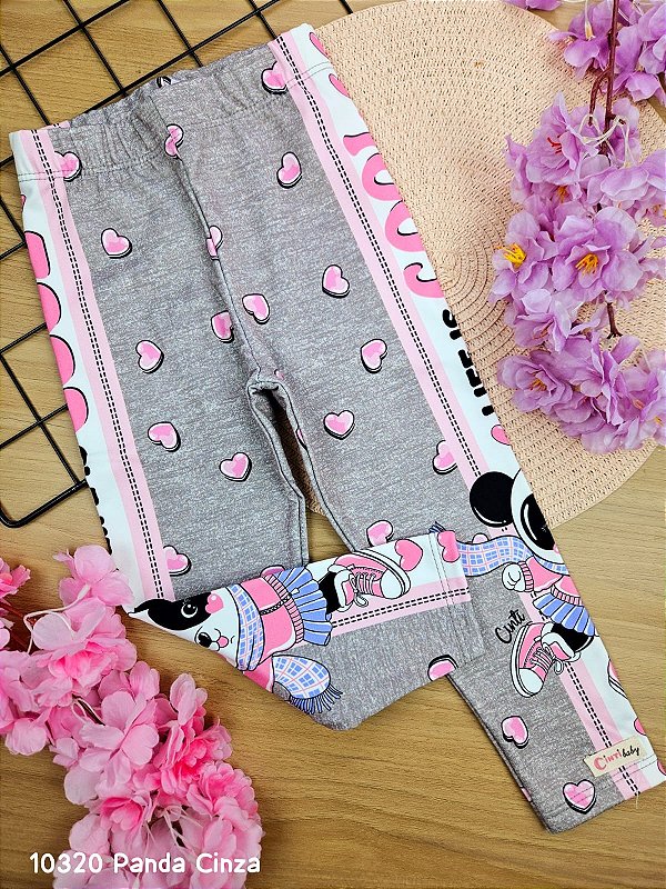 Legging Peluciada Térmica Panda Cinti
