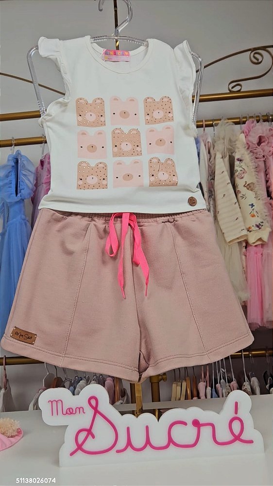 Conjunto Ursinhas Mon Sucré