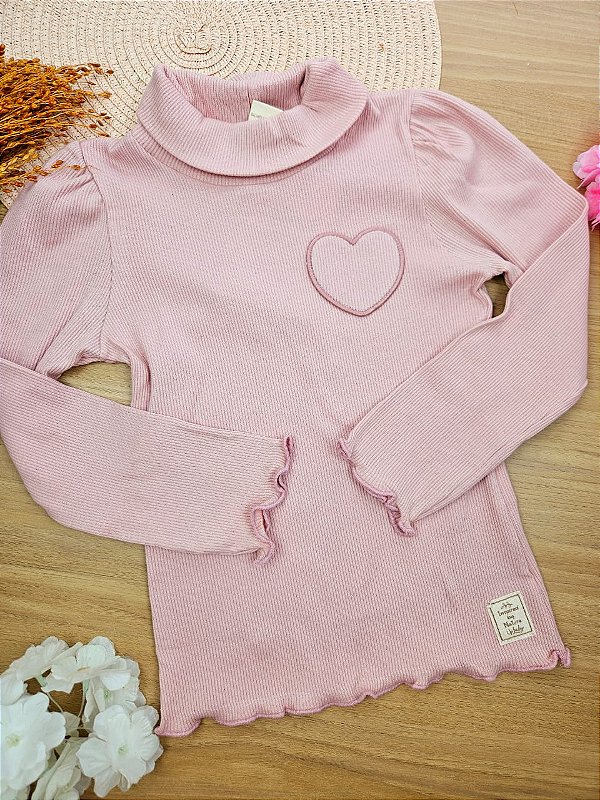 Blusa em Algodão Sustentável Rosa Up Baby