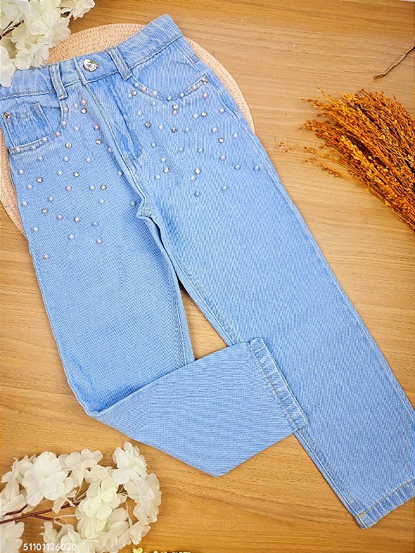 Calça Jeans Princess Petit Cherie