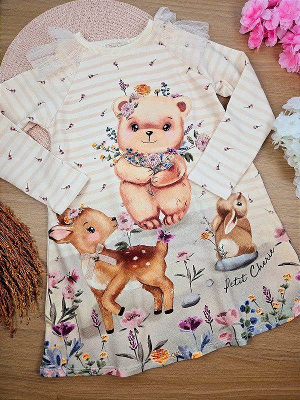 Vestido em Molecotton Petit Cherie