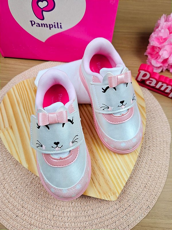 Tênis Pom Pom Gatinha Pampili