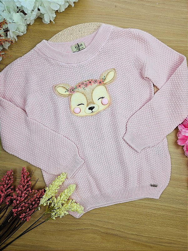 Blusão em Tricot 100% Algodão Kukiê