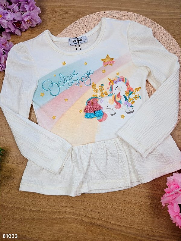 Blusa em Malha Wave Kukiê