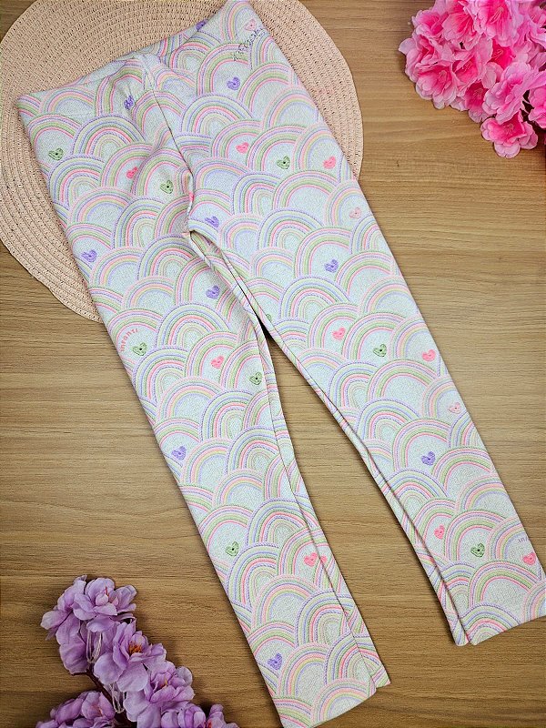 Legging em Fly Tech Colorida Infanti