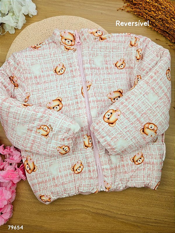 Jaqueta Puffer Reversível Infanti