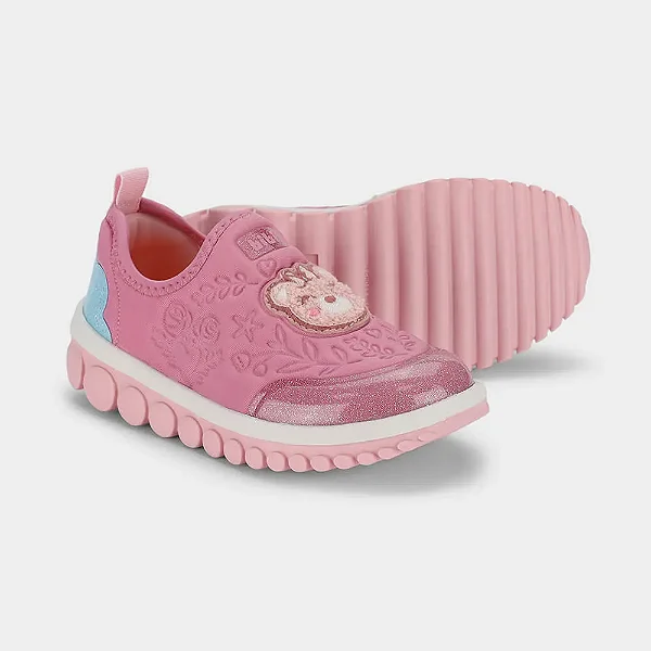 Tênis Infantil Bibi Roller 2.0 Rosa de Ursinho