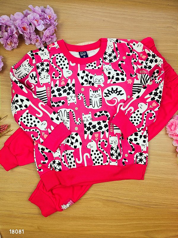 Conjunto em Moletom Bee Loop