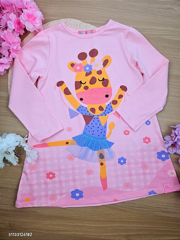 Vestido Cute Girafinha Mon Sucré