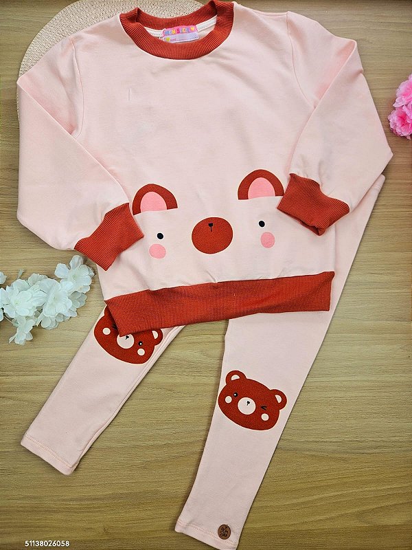Conjunto Ursinho Mon Sucré