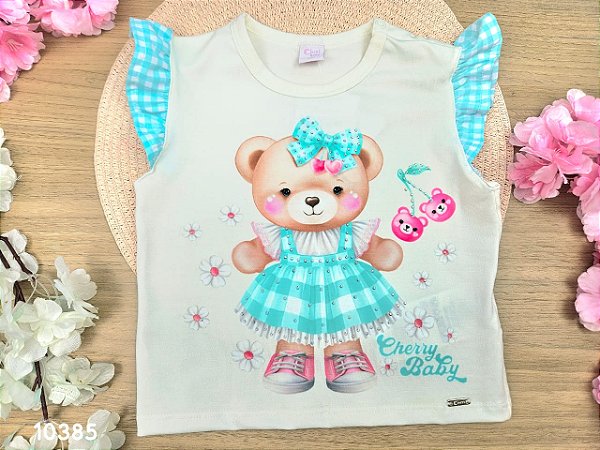 Blusa Bear Azul Cinti