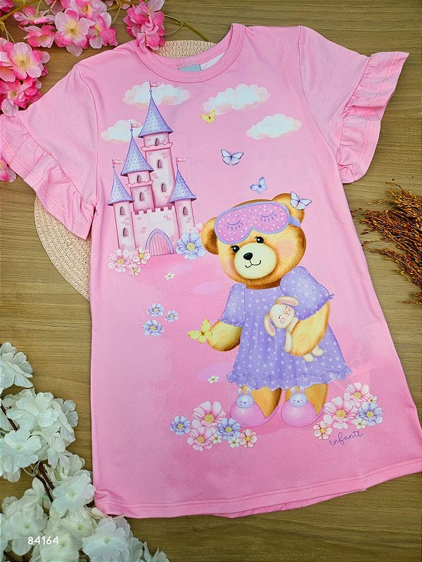 Camisola em Malha Comfy Infanti Infantil Menina