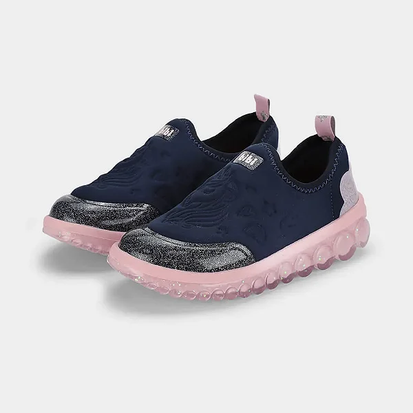 Tênis Infantil Bibi Roller 2.0 Azul Marinho com Rosa Bibi