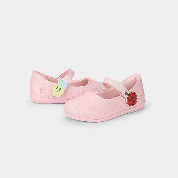 Sapatilha Infantil Bibi Candy Mini Rosa de Frutas
