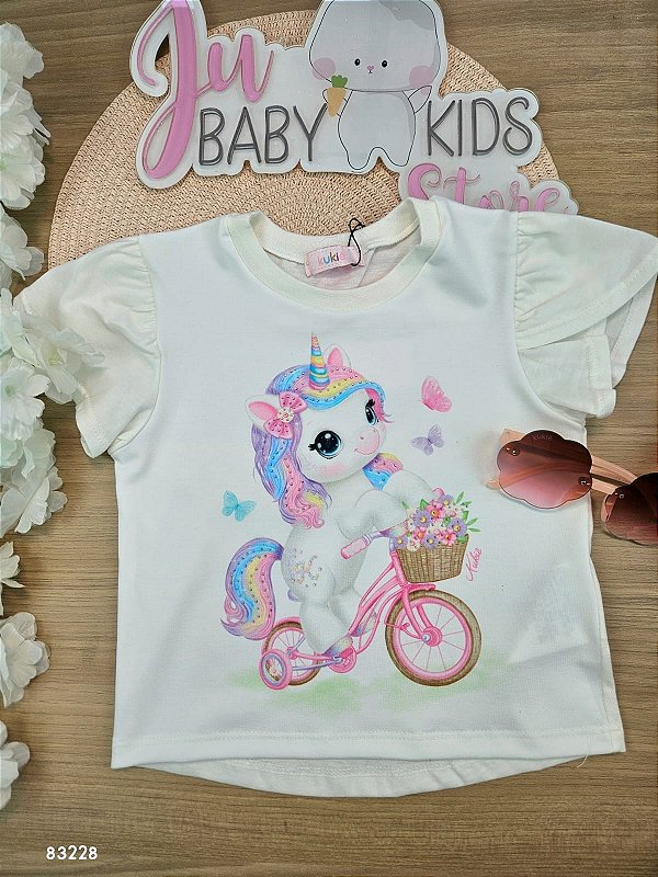 Blusa em Meia Malha Kukiê Infantil Menina