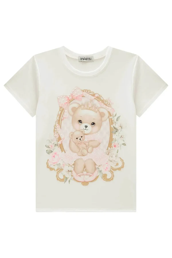 Blusa em Meia Malha Infanti Infantil Menina