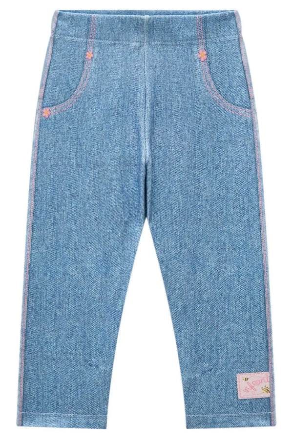 Calça Legging em Molecotton Infanti Bebê Menina