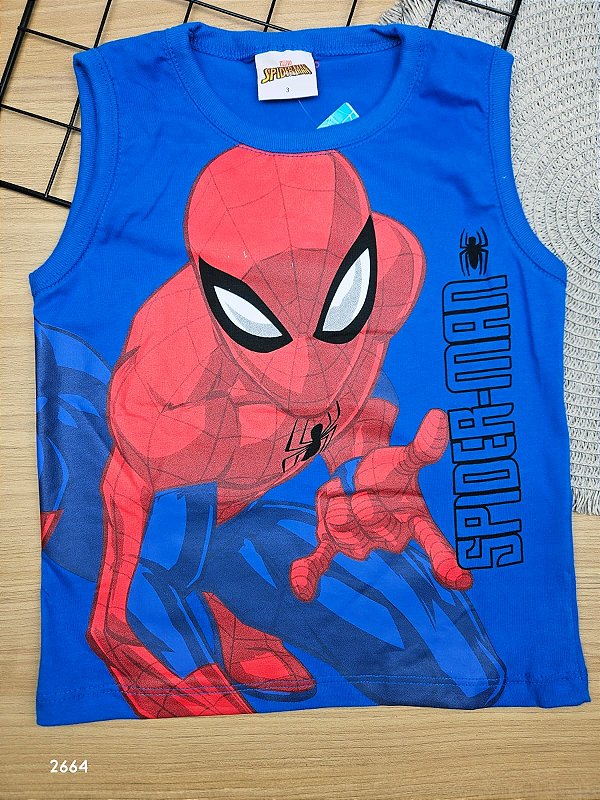 Regata Homem Aranha Fakini