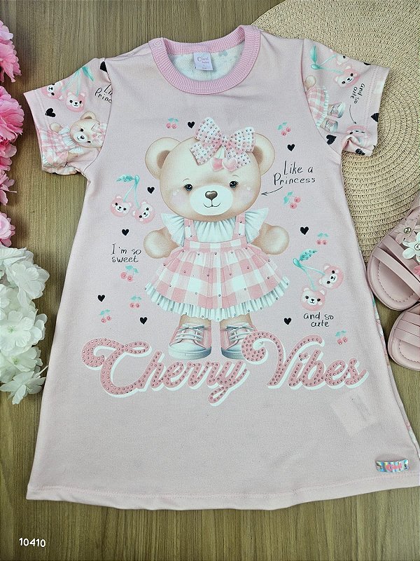 VESTIDO 01 ROSA PLIE Cinti