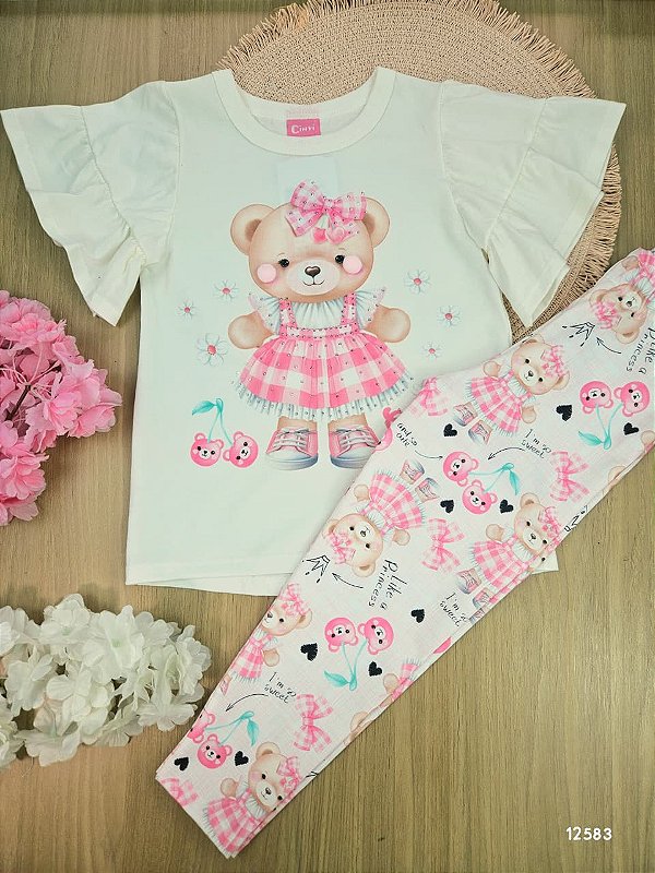 CONJ BLUSA E LEGGING NATURAL/RS CONFE Cinti