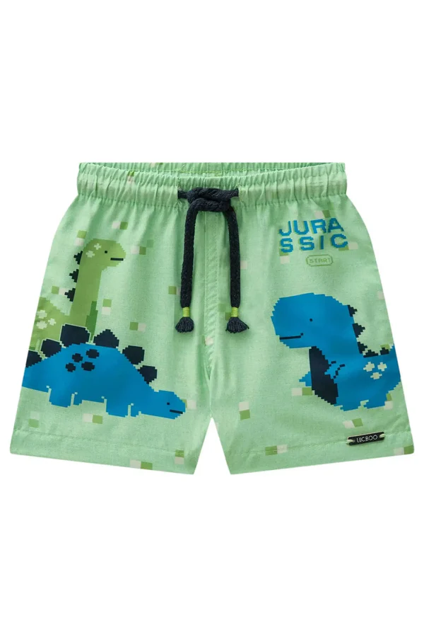 Bermuda em Nylon Ergonomic com Elastano LucBoo Bebê Menino