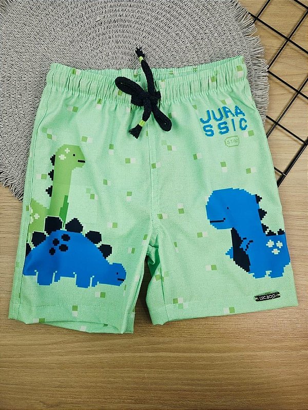 Bermuda em Nylon Ergonomic com Elastano LucBoo Bebê Menino