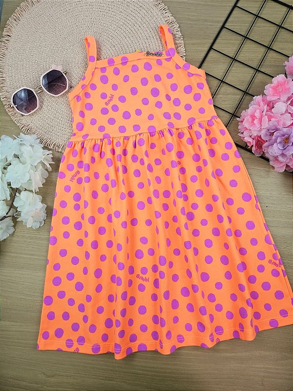 Vestido Poá Fofo Bimbi