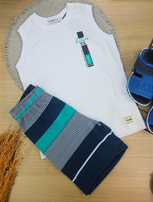 Conjunto Regata e Bermuda Divertto