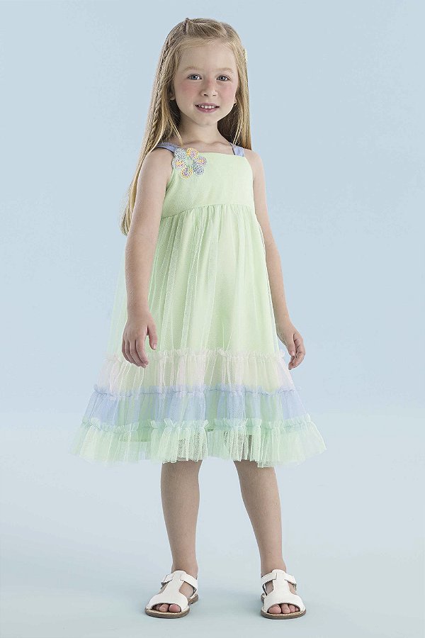 Vestido Camadinhas Florzinha Mon Sucré
