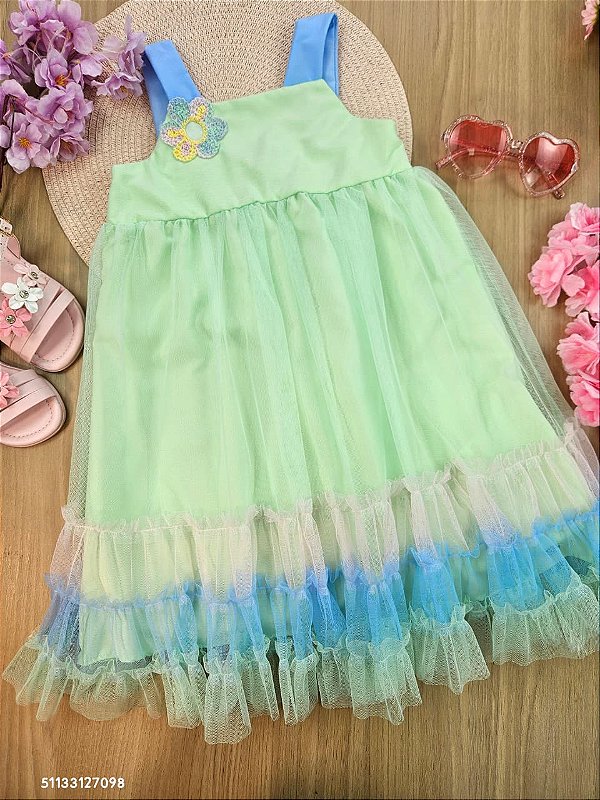 Vestido Camadinhas Florzinha Mon Sucré