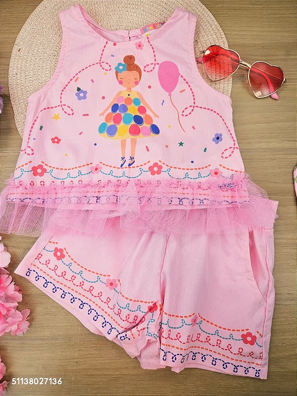 CONJUNTO VERAO 2026 DOCES FANTASIAS 136 Mon Sucré