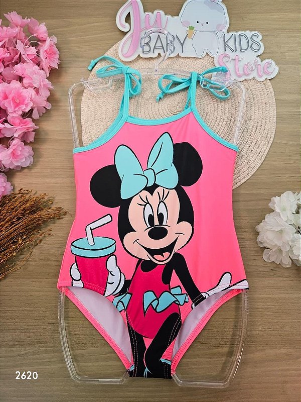 Maiô com Proteção Solar Disney Minnie Fakini