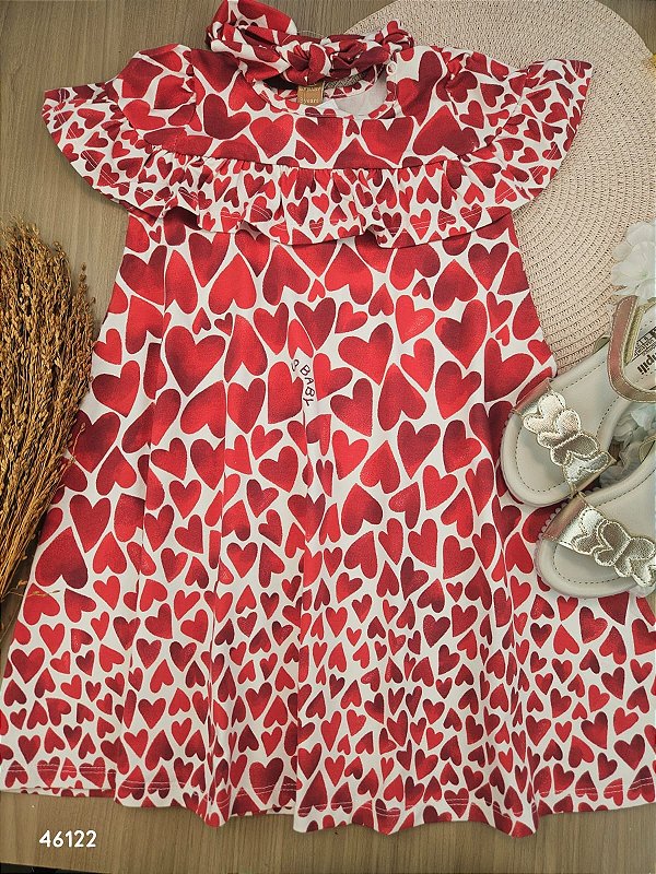 VESTIDO COM FAIXA EM COTTON Up Baby