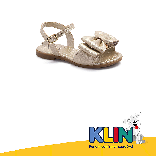 SANDALIA SUAMI MINI Dourado Klin
