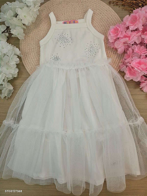 Vestido Off White Mon Sucré